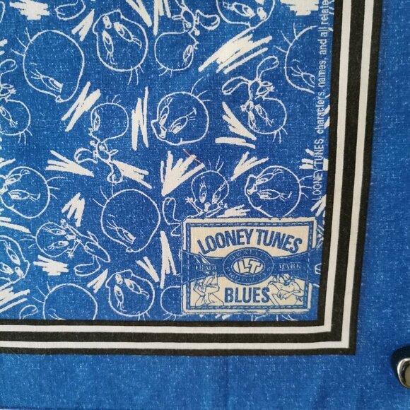 Tweety Bird Looney Tunes Bandana 1997, Vintage Nostalgia Cartoon Characters - Picture 3 of 9